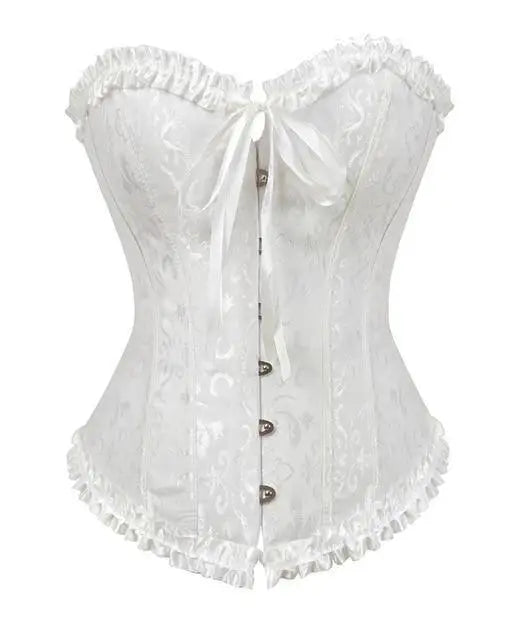 Lady In Lace Genuine Corsets - White / 5XL - bustier
