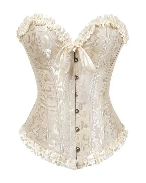 Genuine Fully Boned Tummy Slimming Corsets in Black & Red - Cosparty