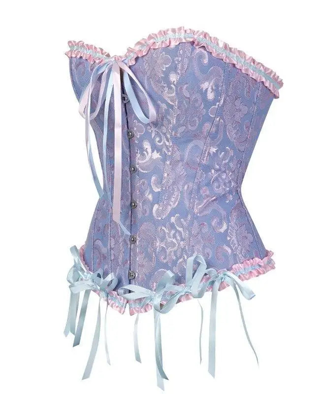 Genuine Fully Boned Tummy Slimming Corsets in Black & Red - bustier