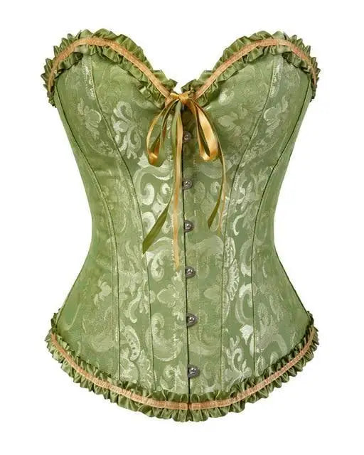 Lady In Lace Genuine Corsets - Green / 6XL - bustier