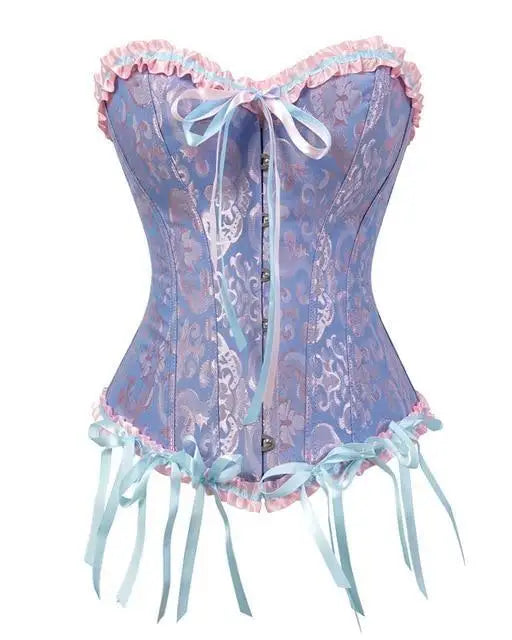 Lady In Lace Genuine Corsets - Pastels / M - bustier