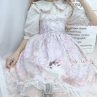 Genuine Lolita Dress in Pastel Pink with Victorian Inspired Design - dress