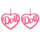 Glamorous Laser - Cut Heart Hoop Earrings in New Condition - Cosparty
