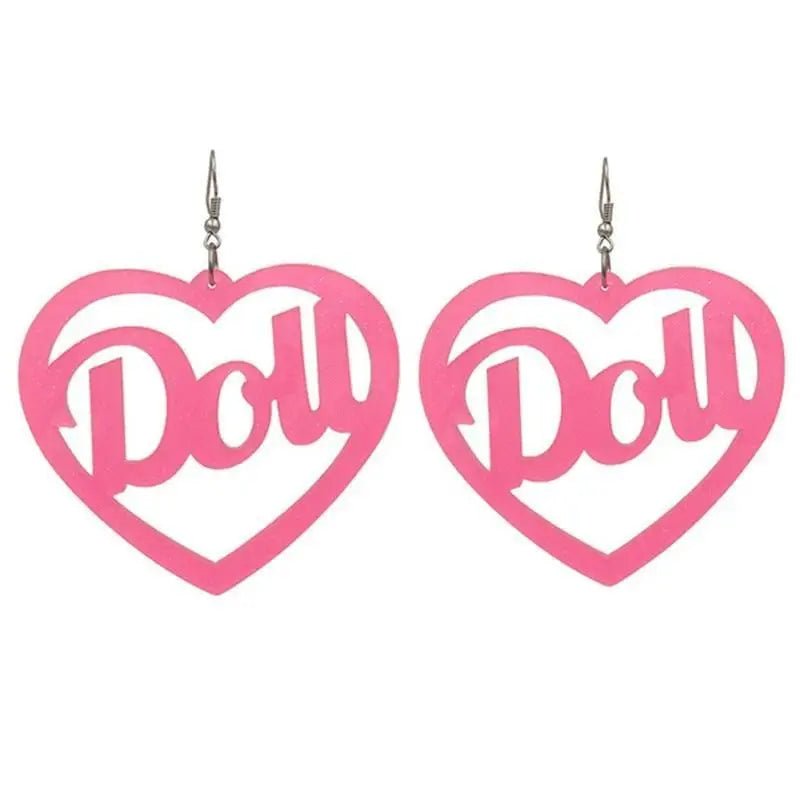 Glamorous Laser - Cut Heart Hoop Earrings in New Condition - Cosparty