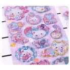 Glittering 3D Puffy Kitty Cat Stickers - Cosparty