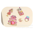 Glittering 3D Puffy Wand and Star Stickers for Decoration - Cosparty