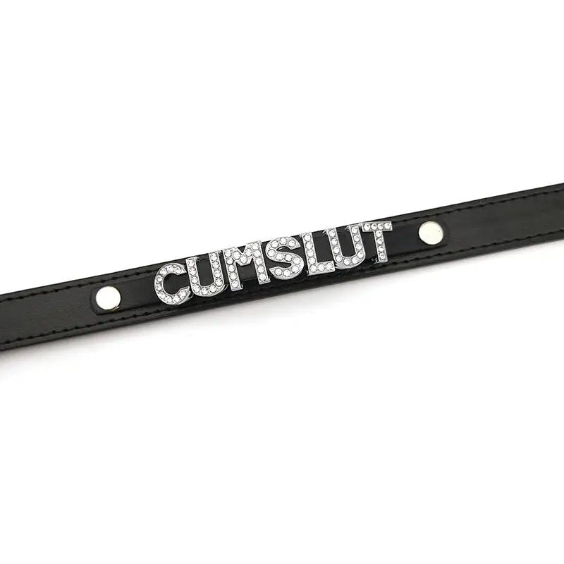 Glittering Rhinestone Choker Necklace for Adjustable Neck Sizes - Cosparty