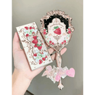 Glittering Strawberry Berry Angelic Makeup Mirror for Vanity Display - Cosparty