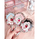 Glittering Strawberry Berry Angelic Makeup Mirror for Vanity Display - Cosparty