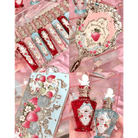 Glittering Strawberry Berry Angelic Makeup Mirror for Vanity Display - Cosparty