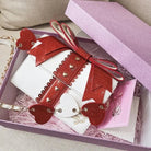 Glittery Lolita Gift Handbag Shaped Like a Present With Bow - Cosparty
