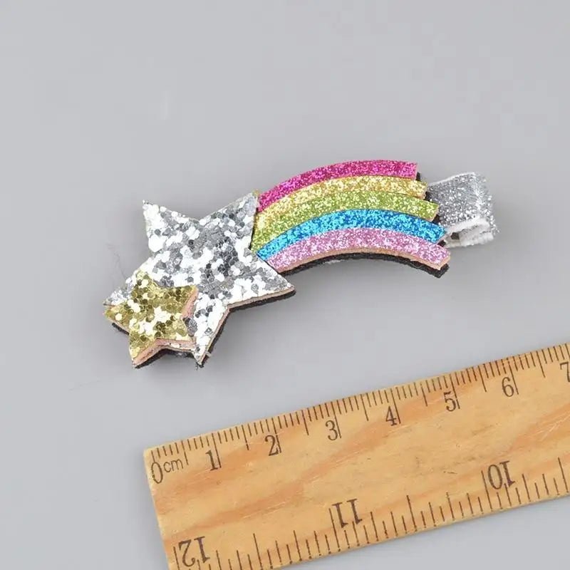 Glittery Magical Unicorn Hair Clips for All Hair Lengths - Cosparty