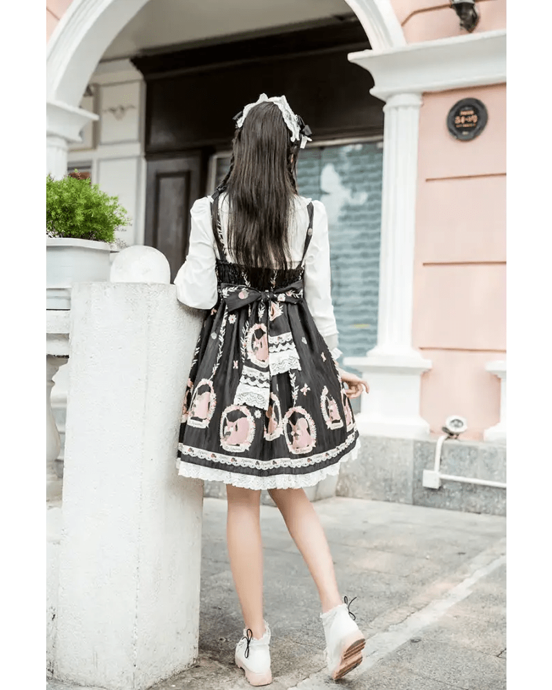 Gorgeous Lolita Dress with Squirrel Cameo in Various Colors and Sleeves - Cosparty