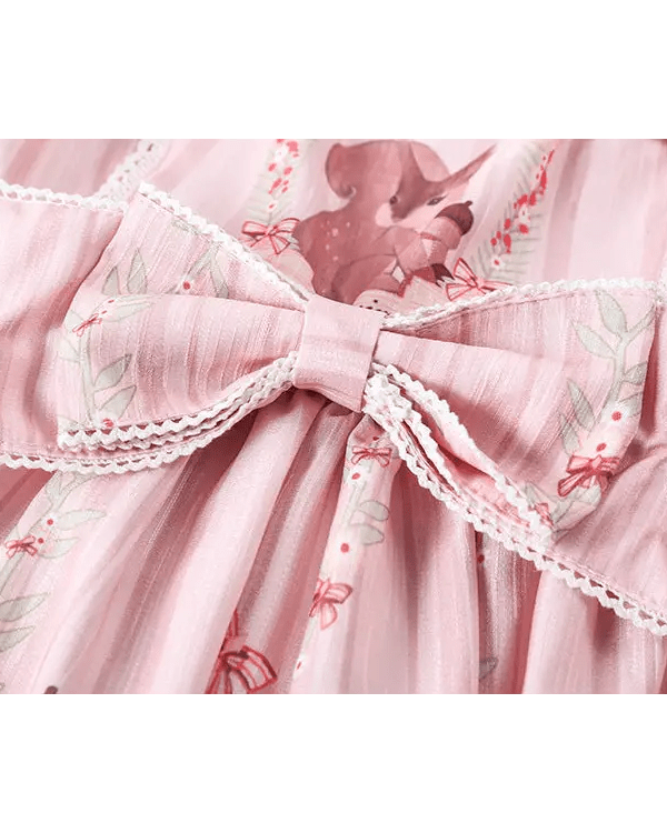 Gorgeous Lolita Dress with Squirrel Cameo in Various Colors and Sleeves - Cosparty