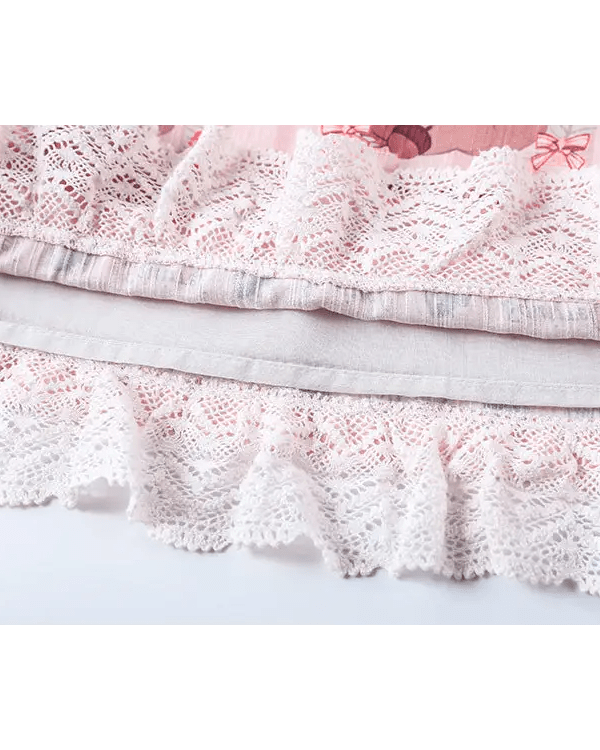 Gorgeous Lolita Dress with Squirrel Cameo in Various Colors and Sleeves - Cosparty