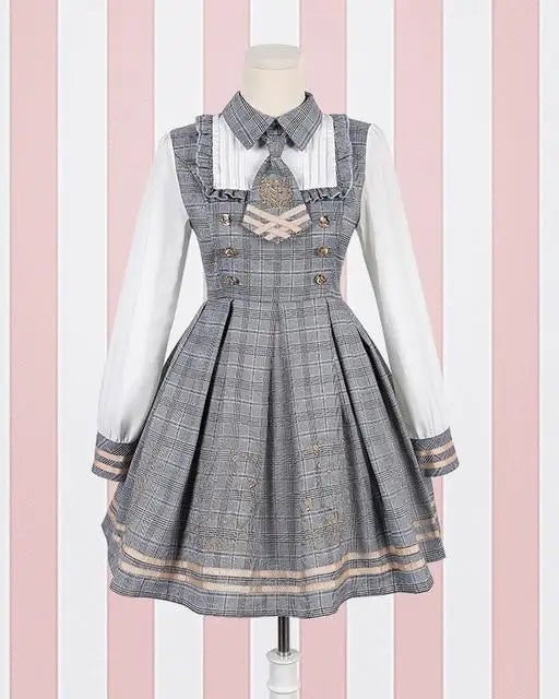 Gorgeous Lolita Inspired School Girl Dress for Role Play or Outing - Cosparty