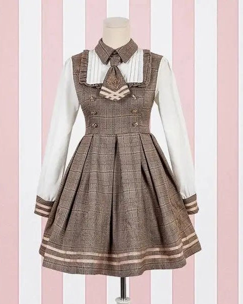Gorgeous Lolita Inspired School Girl Dress for Role Play or Outing - Cosparty
