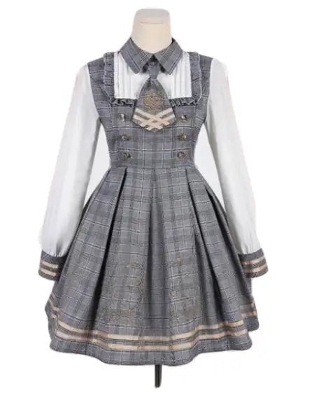 Gorgeous Lolita Inspired School Girl Dress for Role Play or Outing - Cosparty