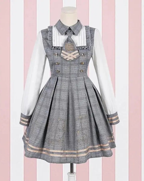 Gorgeous Lolita Inspired School Girl Dress for Role Play or Outing - dress