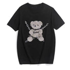 Gothic Chained Bear T-Shirt for Dark - Themed Events - Cosparty
