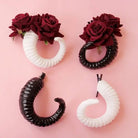 Gothic Ram Horns Hair Clips for Occult and Pagan Themes - Cosparty