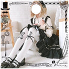 Gothic Teddy Bear Stockings for Kawaii and Littlespace Outfits - Cosparty