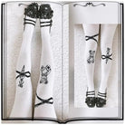 Gothic Teddy Bear Stockings for Kawaii and Littlespace Outfits - Cosparty