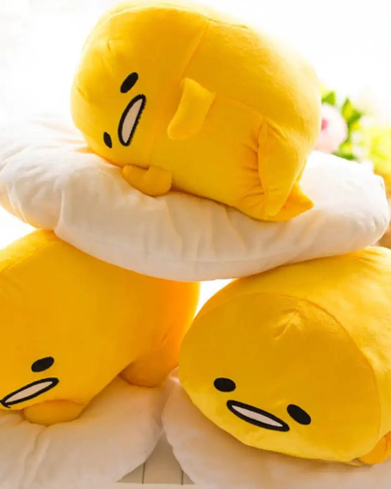 Gudetama Egg Yolk Pillow 40cm x 30cm for Cute Home Decor - Cosparty