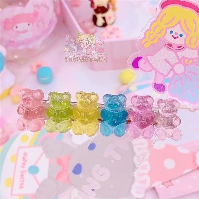 Gummy Bear Resin Hair Clips in Perfect New Condition Org In Stock - Cosparty