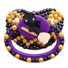Halloween Adult Pacifier in Black and Purple Silicone - Cosparty