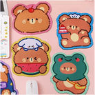 Happy Bear Gaming Kawaii Teddy Bear Mouse Pad 20x20cm - Cosparty