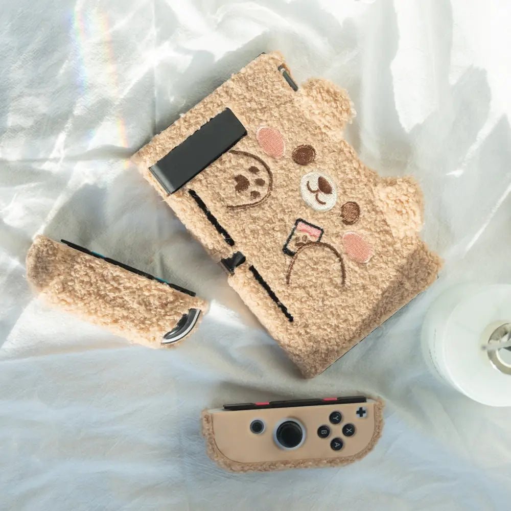 Happy Bear Switch Cover for a Kawaii Nintendo Switch Experience - Cosparty