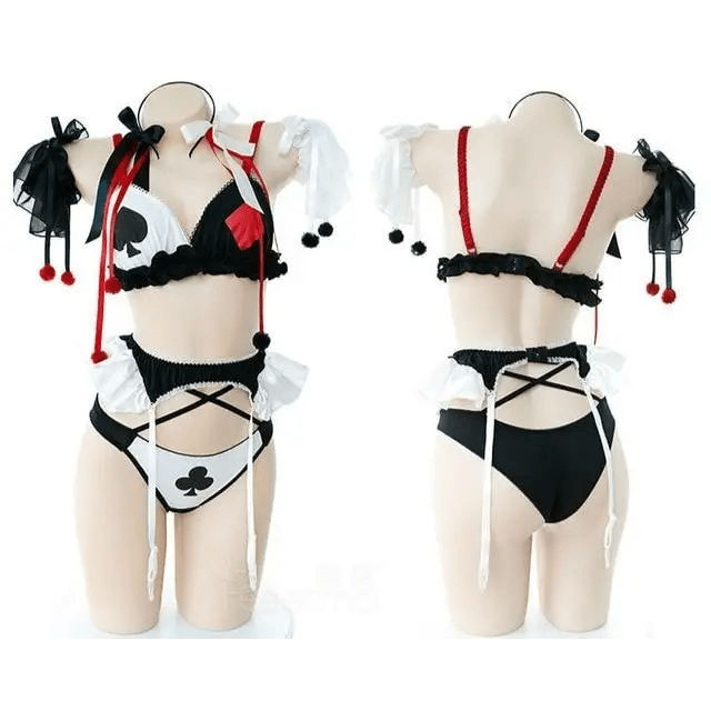 Harley Quinn and Joker Inspired Lingerie Set for Kids - Cosparty