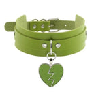 Heart Breaker Vegan Leather Choker for Kinky Princesses - Cosparty