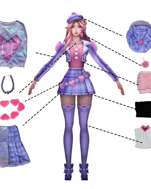 Heartthrob Caitlyn Cosplay Costume for League of Legends Fans - costume