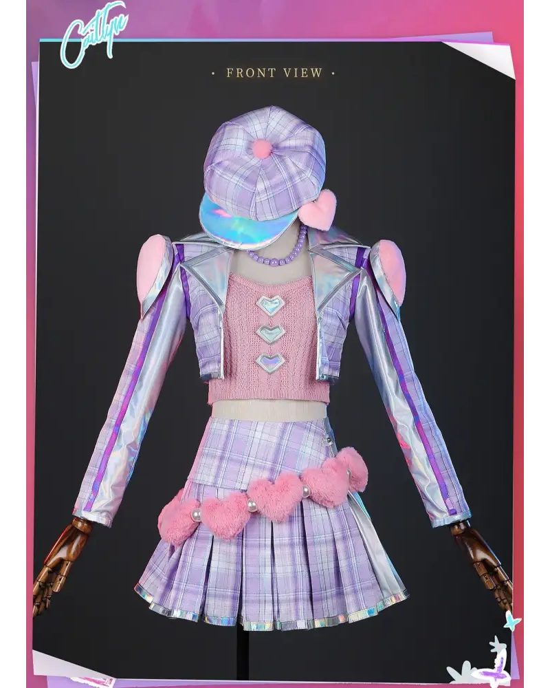 Heartthrob Caitlyn Cosplay Costume for League of Legends Fans - S - costume