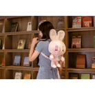 Heavenly Bunny Backpack in Velvety Soft Fabric for Cuddly Comfort - Cosparty