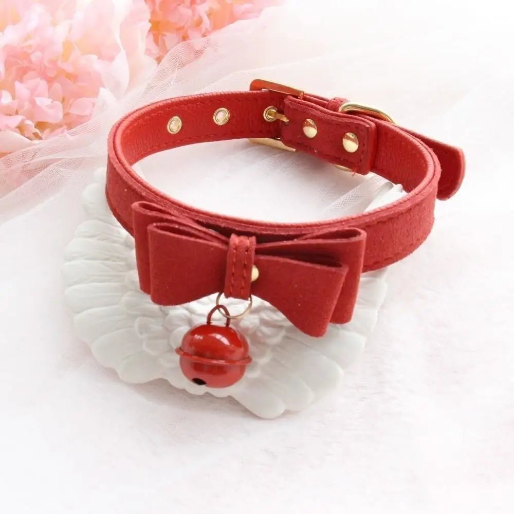 High Quality Bow and Bell Kitten Collar for Cosparty - Cosparty