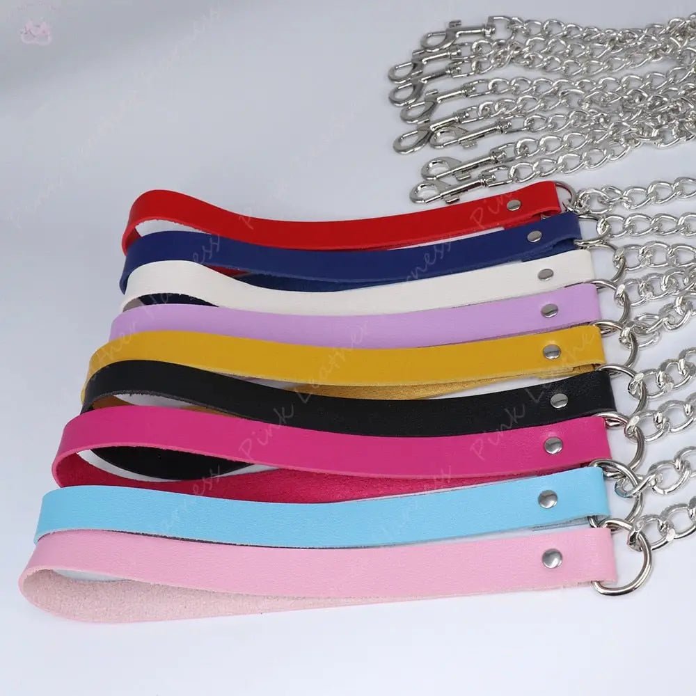 High Quality Heart Chain Pet Collared Leash for Cosplay - Cosparty