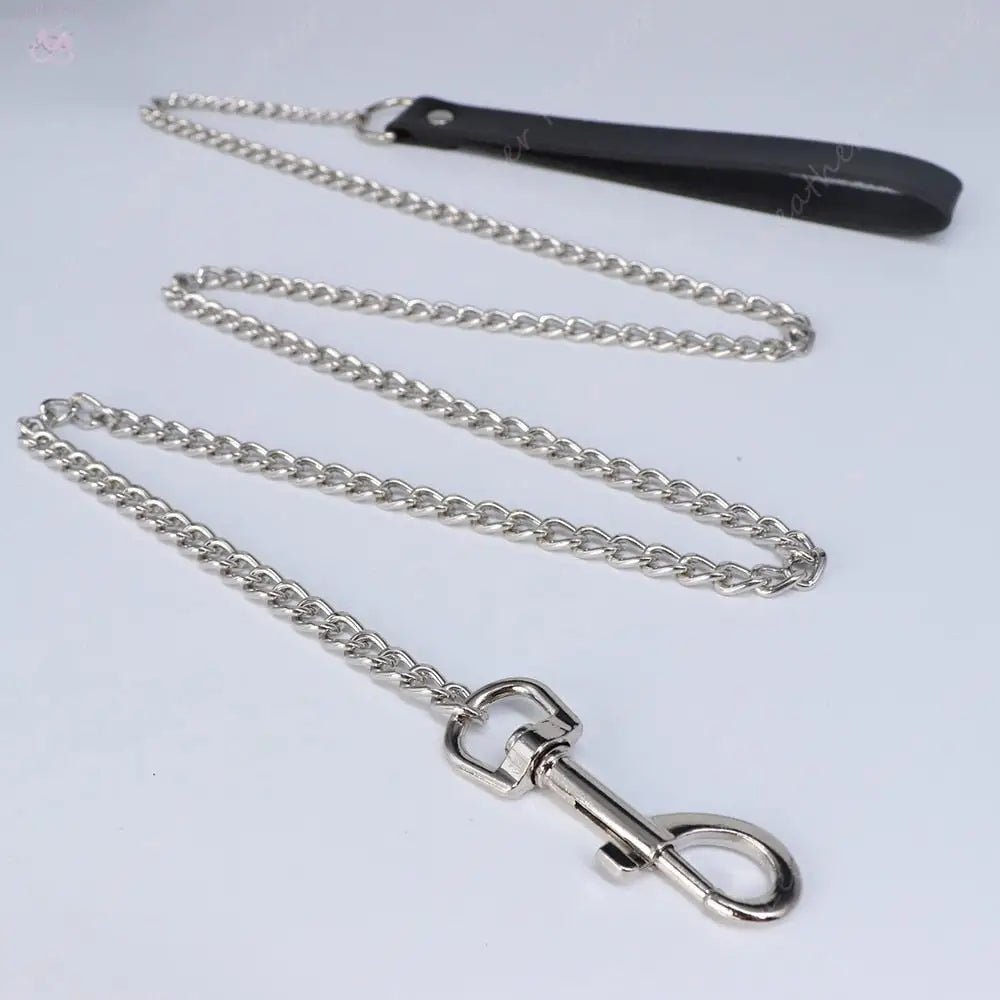 High Quality Heart Chain Pet Collared Leash for Cosplay - Cosparty
