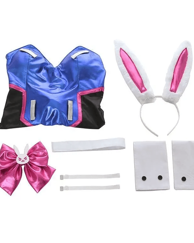 High Quality Holographic D.Va Overwatch Cosplay Bikini - Cosparty