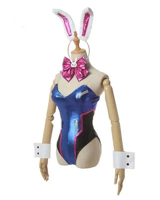 High Quality Holographic D.Va Overwatch Cosplay Bikini - Cosparty