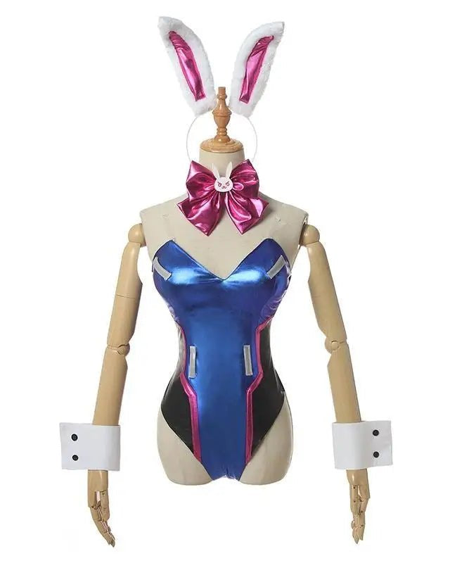 High Quality Holographic D.Va Overwatch Cosplay Bikini - Cosparty