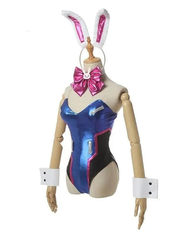 High Quality Holographic D.Va Overwatch Cosplay Bikini - Cosparty