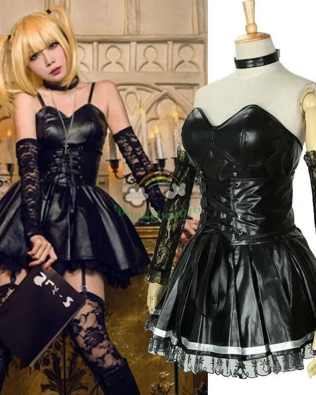 High Quality Misa Amane Cosplay Set with Stunning Details - dress
