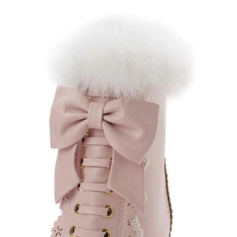 Holiday Themed Sweet Lolita Booties in New Condition Org InStock - Cosparty