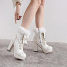 Holiday Themed Sweet Lolita Booties in New Condition Org InStock - Cosparty