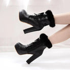 Holiday Themed Sweet Lolita Booties in New Condition Org InStock - Cosparty