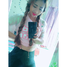 Holographic Acid Sugar Crop Top Sweater with Rainbow Sleeves - Cosparty