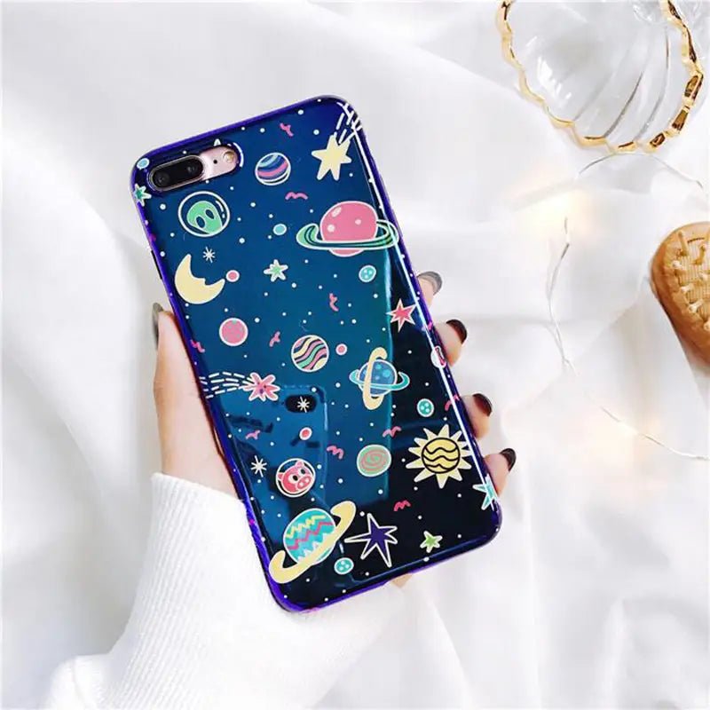 Holographic Intergalactic Star Phone Case for iPhone - Cosparty